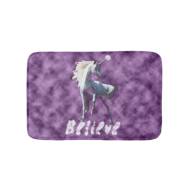 Croyez au tapis de bain de licornes (Devant)