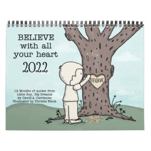 Croyez Avec Tout Votre Coeur 2022 Calendrier