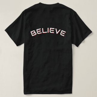 Croyez Citation Inspirante T-Shirt Noir pour Homme