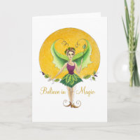 Croyez en la carte de voeux Magic Fairy