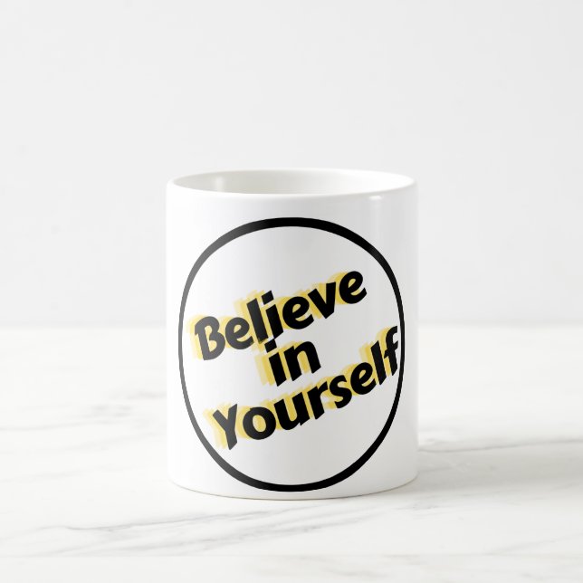 Croyez en vous-même quotidien café Mug (Centre)