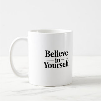 Croyez en Vous Mug Minimaliste