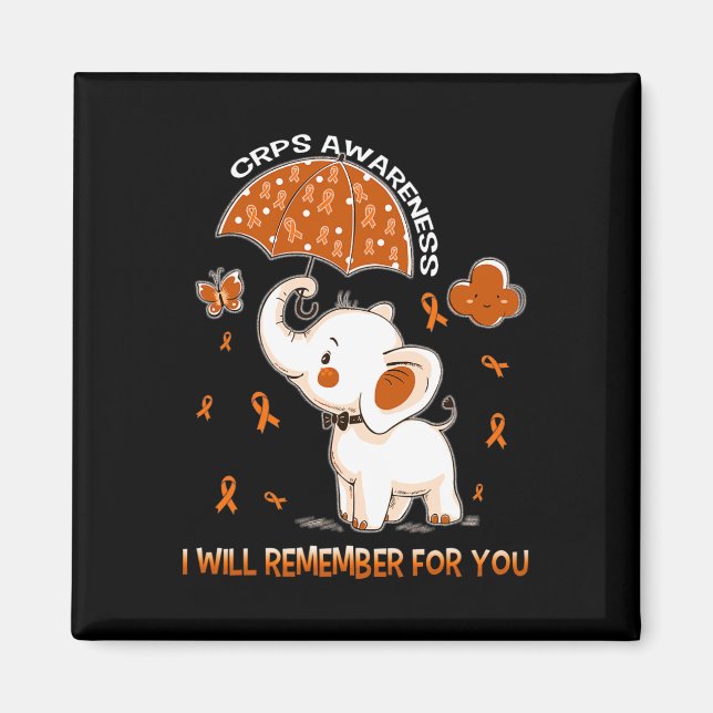 Crps Awareness Elephant 1 Magnet (Vorne)