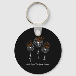 CRPS Awareness Faith Hope Liebe Dandelion Schlüsselanhänger