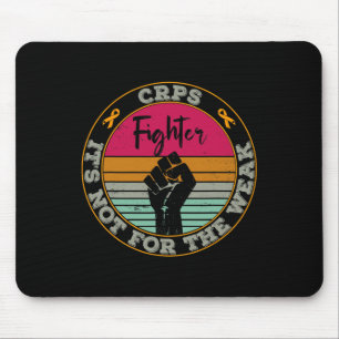 Crps Awareness Retro Kämpfer Krieger Idee Männer F Mousepad