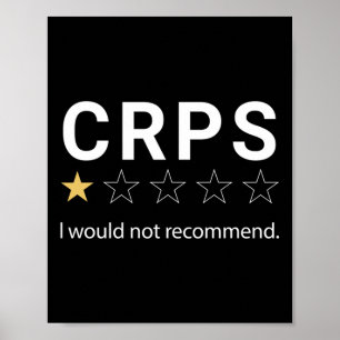 Crps, die ich nicht empfehlen würde Crps-Krieger R Poster