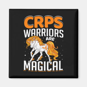 Crps-Krieger sind magische Einhorn-Orange Ribbon A Magnet