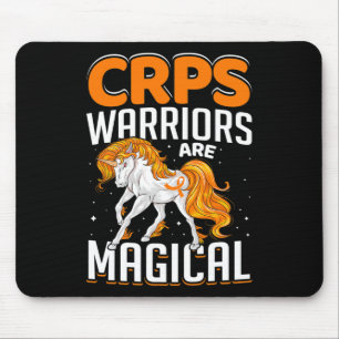 Crps-Krieger sind magische Einhorn-Orange Ribbon A Mousepad