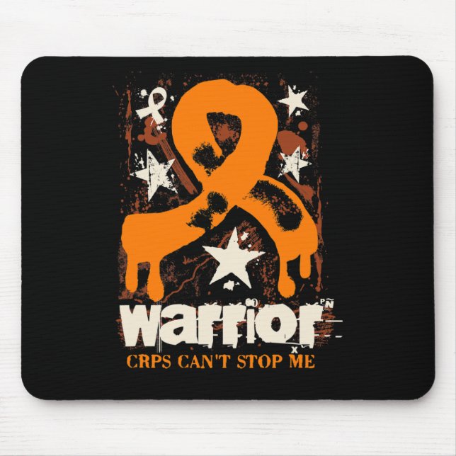 Crps Warrior Complex Regionales Schmerzsyndrom Awa Mousepad (Vorne)