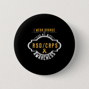 Crpsrsd Awareness Orange Ribbon T-Shirt Geschenk f Button