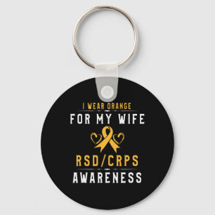 Crpsrsd Awareness Orange Ribbon T-Shirt Geschenk f Schlüsselanhänger