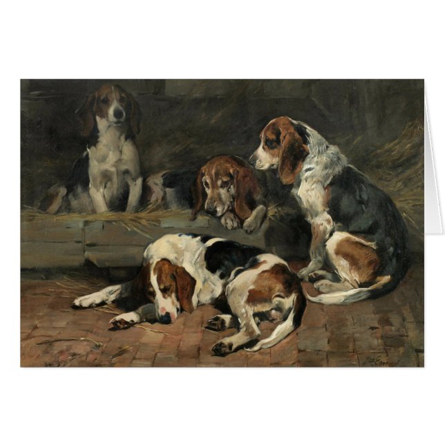Cru - beagles de chasse, (Devant horizontal)