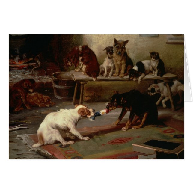 Cru - conflit de jeu de chiens, (Devant horizontal)