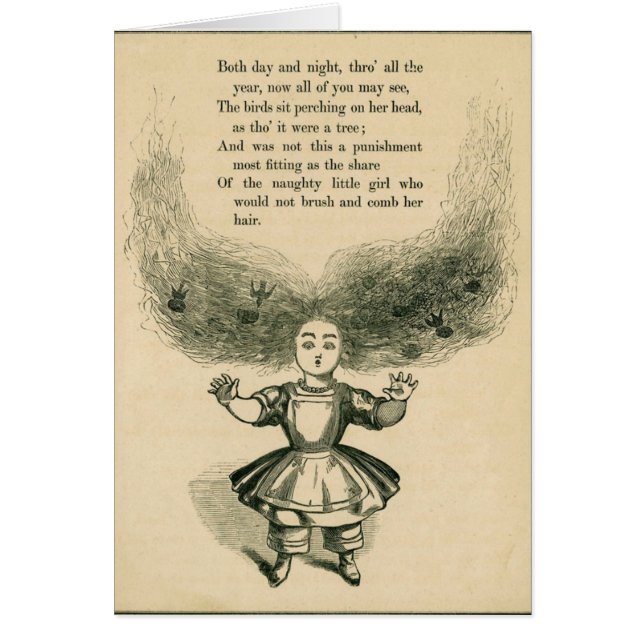 Cru - fille qui ne se brosserait pas les cheveux, (Devant)