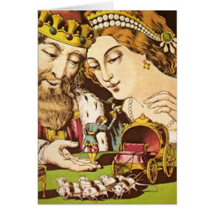 Cru - le roi et la reine avec le pouce de Tom,