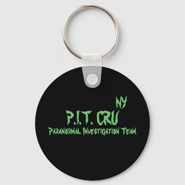 CRU, NY, paranormales Untersuchungsteam Schlüsselanhänger (Vorderseite)