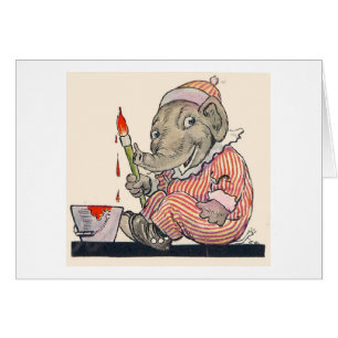Cru - peintures d'éléphant d'Eddie,