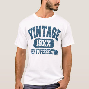 Cru personnalisable âgé au T-shirts de perfectio