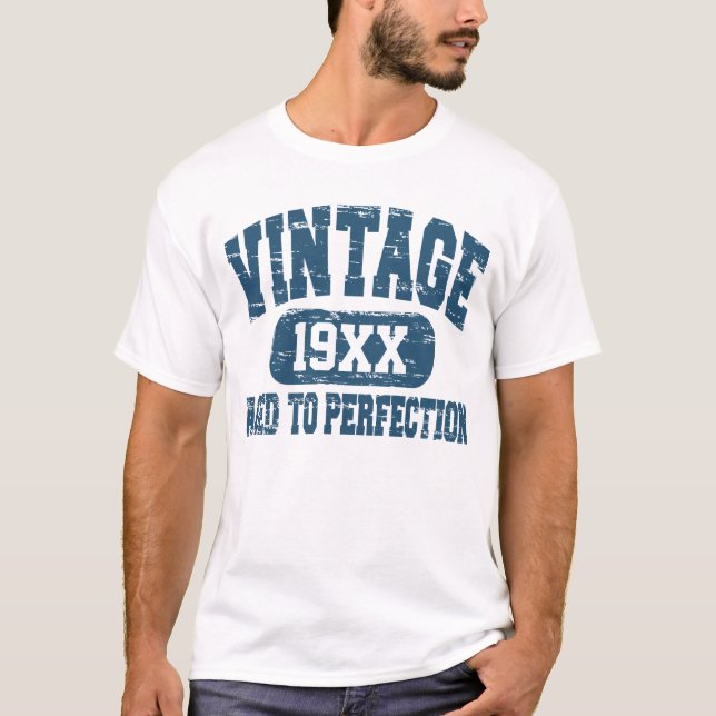 Cru personnalisable âgé au T-shirts de perfection (Devant)