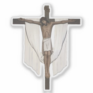 Crucifix Aufkleber