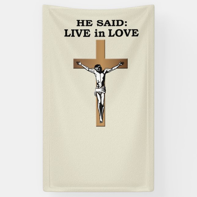 Crucifix Banner (Vertikal)