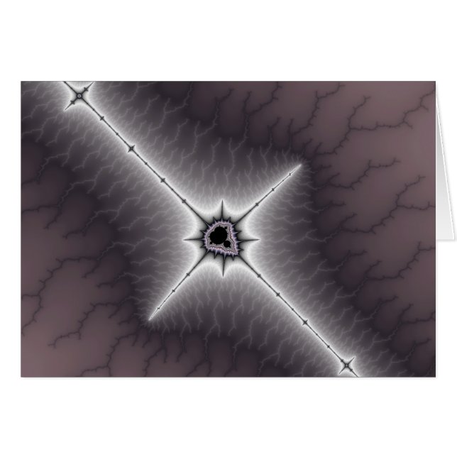 Crucifix - Carte Fractale (Devant horizontal)