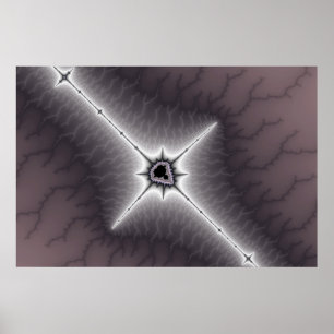 Crucifix - Fraktal Poster