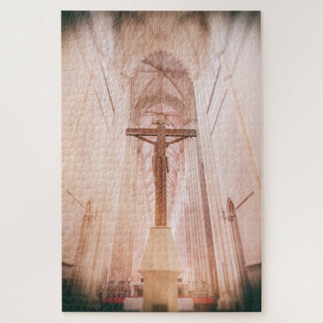 Crucifix hinter dem Altar des Klosters Batalha (Vertikal)