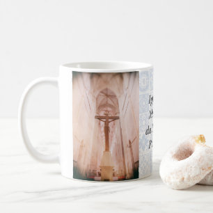 Crucifix hinter dem Altar des Klosters Batalha Kaffeetasse