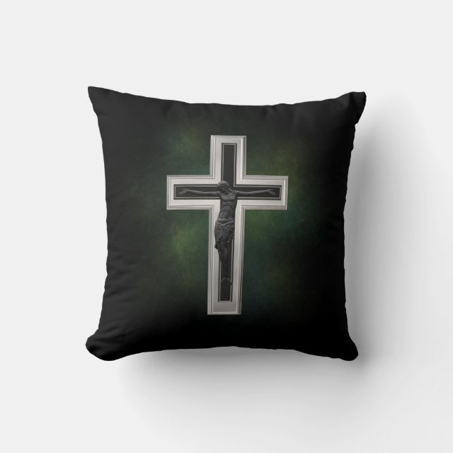 Crucifix Kissen (Vorderseite)