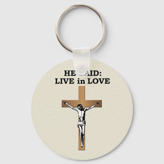 Crucifix Schlüsselanhänger (Vorderseite)