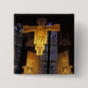 Crucifix über dem Hochaltar im Santa Maria delle Button