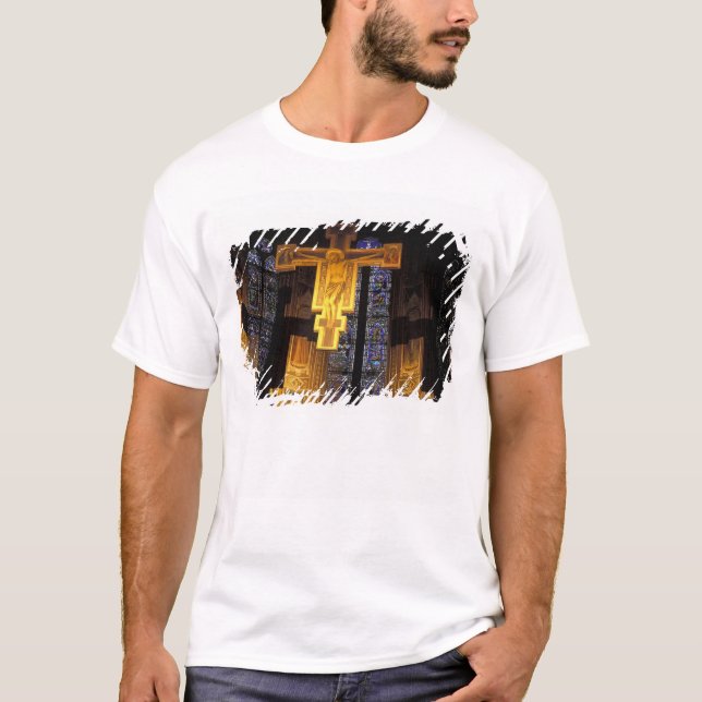 Crucifix über dem Hochaltar im Santa Maria delle T-Shirt (Vorderseite)