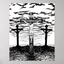 Crucifixation Illustration von Amanda Diehl