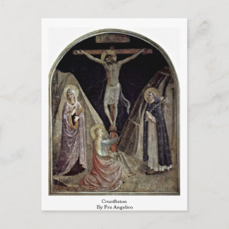 Crucifixe von Fra Angelico Postkarte