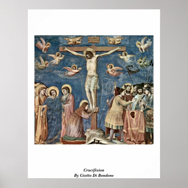Crucifixierung durch Giotto Di Bondone Poster (Vorne)