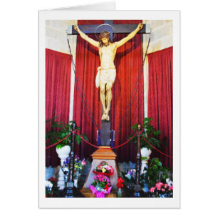 Crucifixion de la carte Jésus