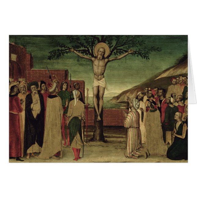 Crucifixion de St Andrew (Devant horizontal)