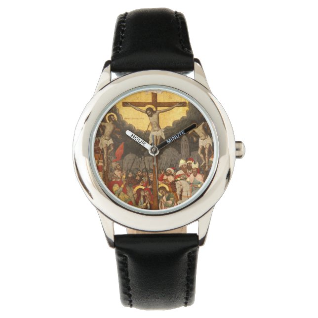 Crucifixion Scene 1711 Armbanduhr (Vorderseite)