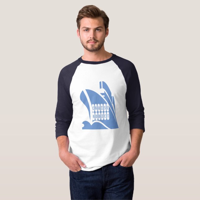 Cruise Addict. Ein Shirt für Kreuzfahrer (Vorne ganz)