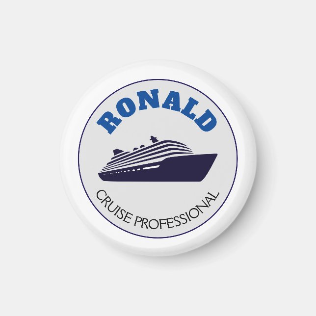Cruise Beruflich Magnet Name Geschenk (Vorne)