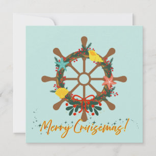 Cruise Christmas Nautical Karte