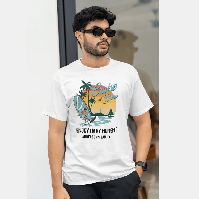 Cruise Crew Summer Family Wiedersehen Sunset T - S T-Shirt (Von Creator hochgeladen)
