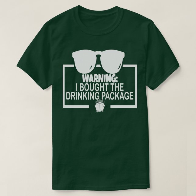 Cruise Cruising Reise Warnung Ich habe gekauft T-Shirt (Design vorne)