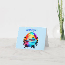 Cruise Dankeschön Card Dankeskarte