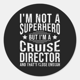 Cruise Director Runder Aufkleber