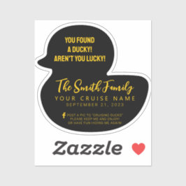 Cruise Duck Aufkleber