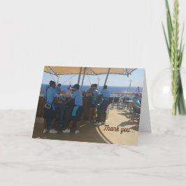 Cruise Grußkarte - Danke (Faltung) Karte