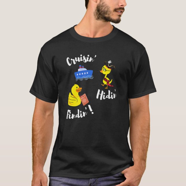 Cruise Hiving Rubber Enten Passport Scav T-Shirt (Vorderseite)