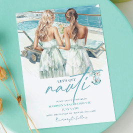 Cruise Let's get Nauti Bachelorette Einladung